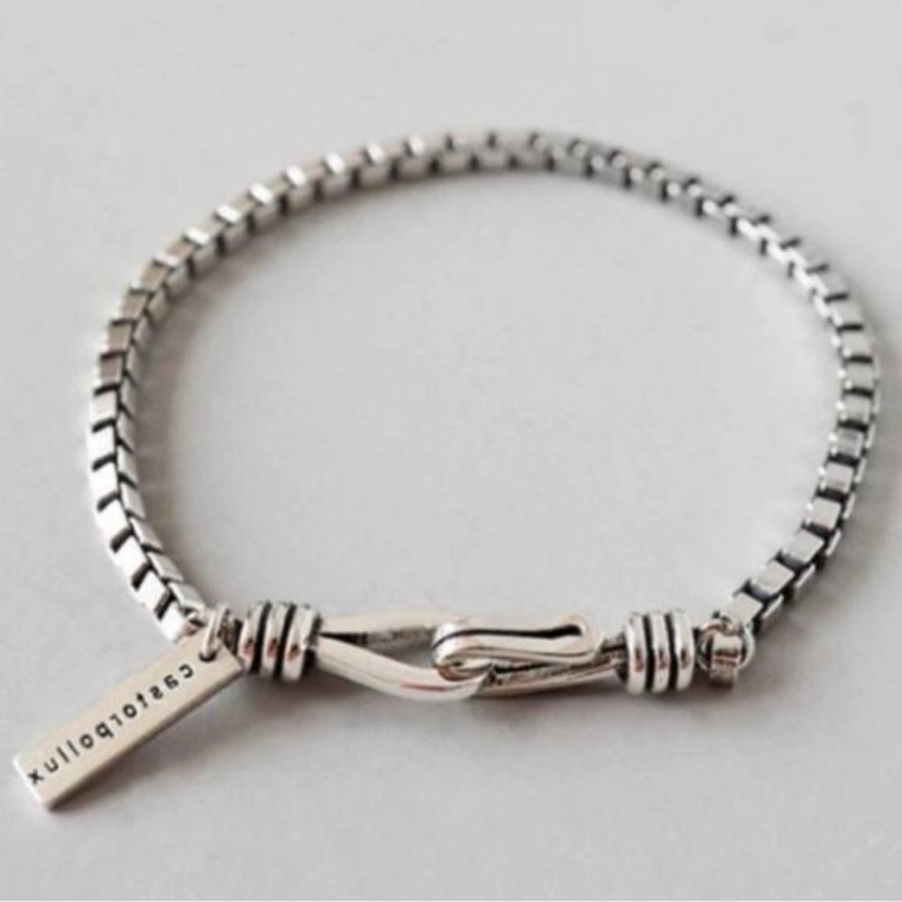 NEW CHAIN 925 STERLING SILVER BRACELET - Picture 2 of 7
